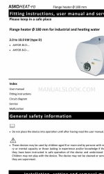 ASKOMA ASKOHEAT-FO Series Fitting Instructions, User Manual And Service