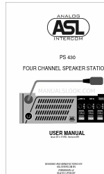 ASL INTERCOM PS 430 Panduan Pengguna