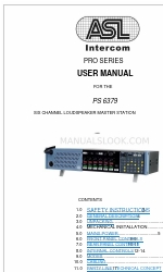 ASL INTERCOM PS 6379 ユーザーマニュアル