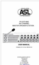 ASL INTERCOM PS 6379 Mk2 Manuale d'uso