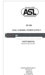 ASL INTERCOM BS 286 Manuale d'uso