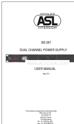 ASL INTERCOM BS 287 Manuale d'uso