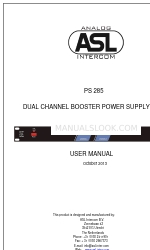 ASL INTERCOM PS 285 Посібник користувача