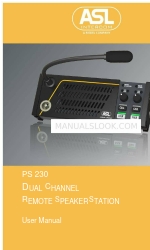 ASL INTERCOM PS 230 Podręcznik użytkownika