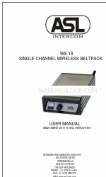 ASL INTERCOM WS-19 Посібник користувача