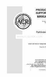 ACR Electronics Pathfinder 2 Manuale di supporto al prodotto