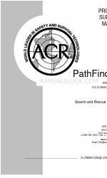 ACR Electronics PATHFINDER 3 SART (SEARCH AND RESCUE TRANSPONDER) Handbuch zur Produktunterstützung