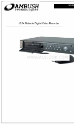 Ambush H.264 Network Digital Video Recorder Maus-Navigation