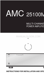 AMC 25100MKII Handleiding voor installatie en gebruik