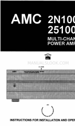 AMC 2N100-5 Инструкции по установке и эксплуатации