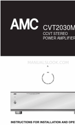 AMC CVT2030MKII Instructions pour l'installation et le fonctionnement