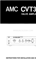 AMC CVT3030 Manual de instruções de instalação e funcionamento