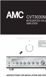 AMC CVT3030MKII Handleiding voor installatie en gebruik