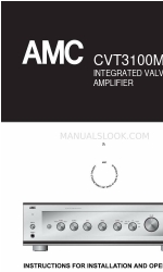 AMC CVT3100MKII Anweisungen für Installation und Betrieb Handbuch