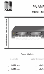 AMC MMS-240 Installation And User Instructions Manual