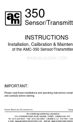 AMC 350 Instrukcja obsługi