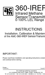 AMC AMC-360-IREP Instrukcja obsługi