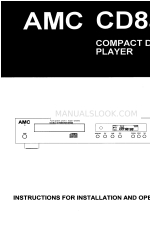 AMC CD8a Manual de instruções de instalação e funcionamento