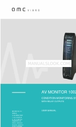 amc VIBRO AV MONITOR 1002DX Manuale d'uso