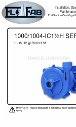 Flo Fab 1000/1004-IC11/2H Series Manual de instalación, uso y mantenimiento