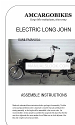 Amcargobikes ELECTRIC LONG JOHN Assemble Instructions