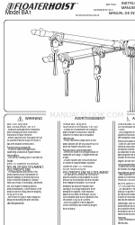 FLOATERHOIST BA1 Manual de instruções