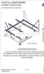 Floe FULL LENGTH BUNKS Montaj Talimatları Kılavuzu