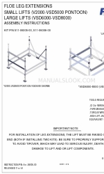 Floe V-2000 Manual de instruções de montagem