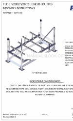 Floe V2602 LENGTH BUNKS Instrukcja montażu