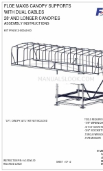 Floe MAXIS CANOPY Montaj Talimatları Kılavuzu