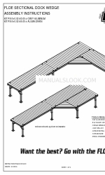 Floe SECTIONAL DOCK WEDGE Instrukcja montażu