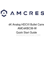 Amcrest AMC4KBC36-W 빠른 시작 매뉴얼