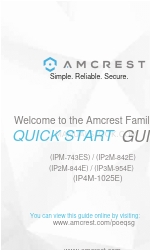 Amcrest IP3M-954E Panduan Memulai Cepat