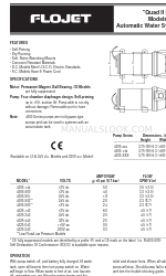 FLOJET 4305-501 Instruction Manual