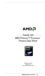 AMD Phenom 10h Arkusz danych produktu