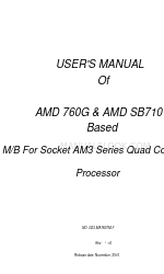 AMD SB710 Kullanıcı Kılavuzu