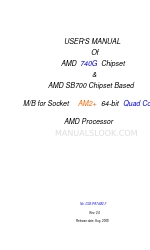 AMD 740G Manual do utilizador