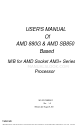 AMD SB850 Manuel de l'utilisateur