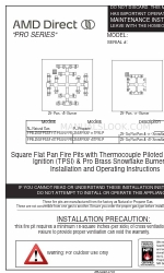 AMD DIrect FPB-25SFPSSF18TPSI-N Installation And Operating Instructions Manual