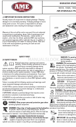 AME 15000 Instructieblad