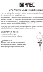 AMEC GA-22 Manual de instalação