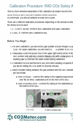 Co2meter RAD-0200 Procedura di calibrazione