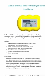 Co2meter GasLab SAN-103 Manuel de l'utilisateur