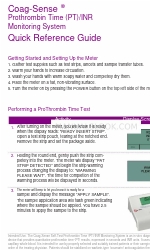 CoaguSense Coag-Sense Manual de referência rápida