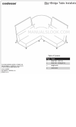 Coalesse Bix Bridge Table Инструкции по установке