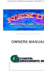 Coastal Amusements NEXUS Manual del usuario