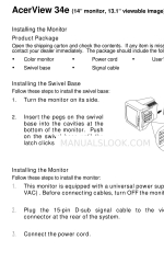 Acer AcerView 34e User Manual