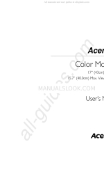 Acer AcerView 78c User Manual