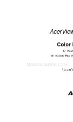 Acer AcerView 79g User Manual