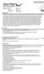 aero pure AP100-RVL Manual de instalação